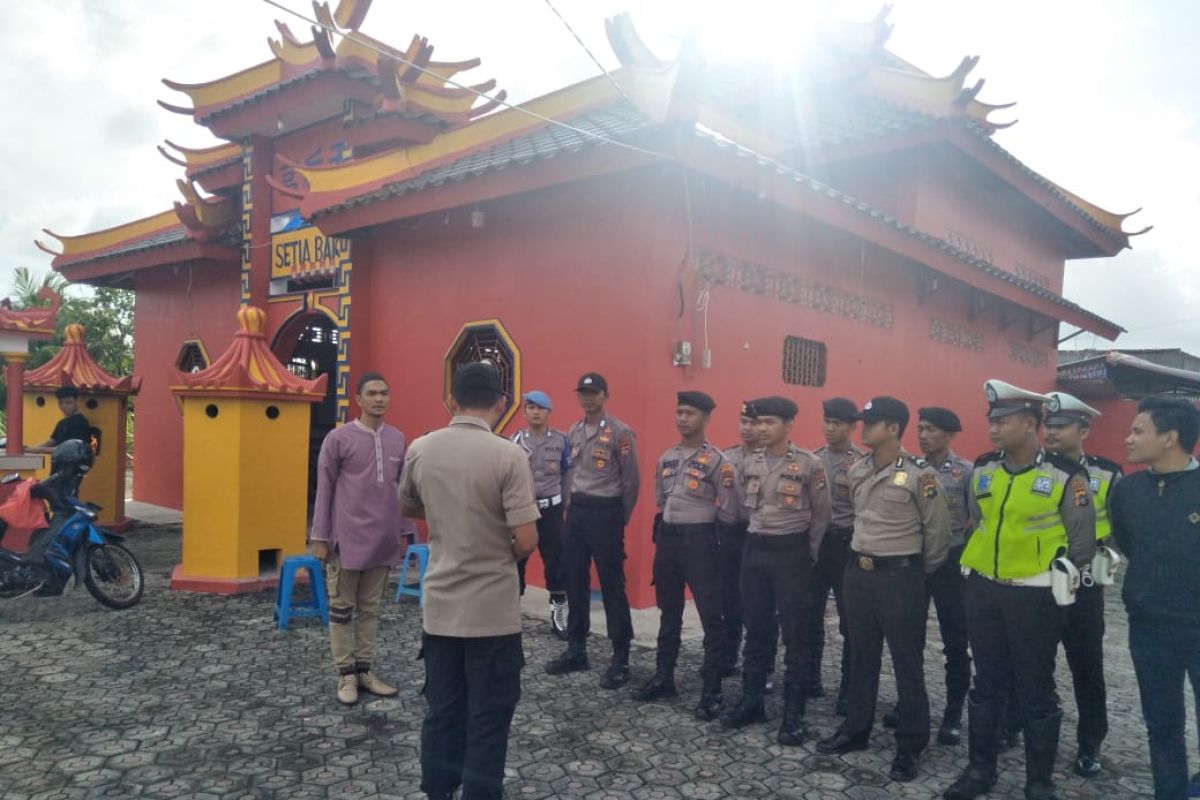 Polres Bangka Tengah kerahkan 99 personel amankan Imlek