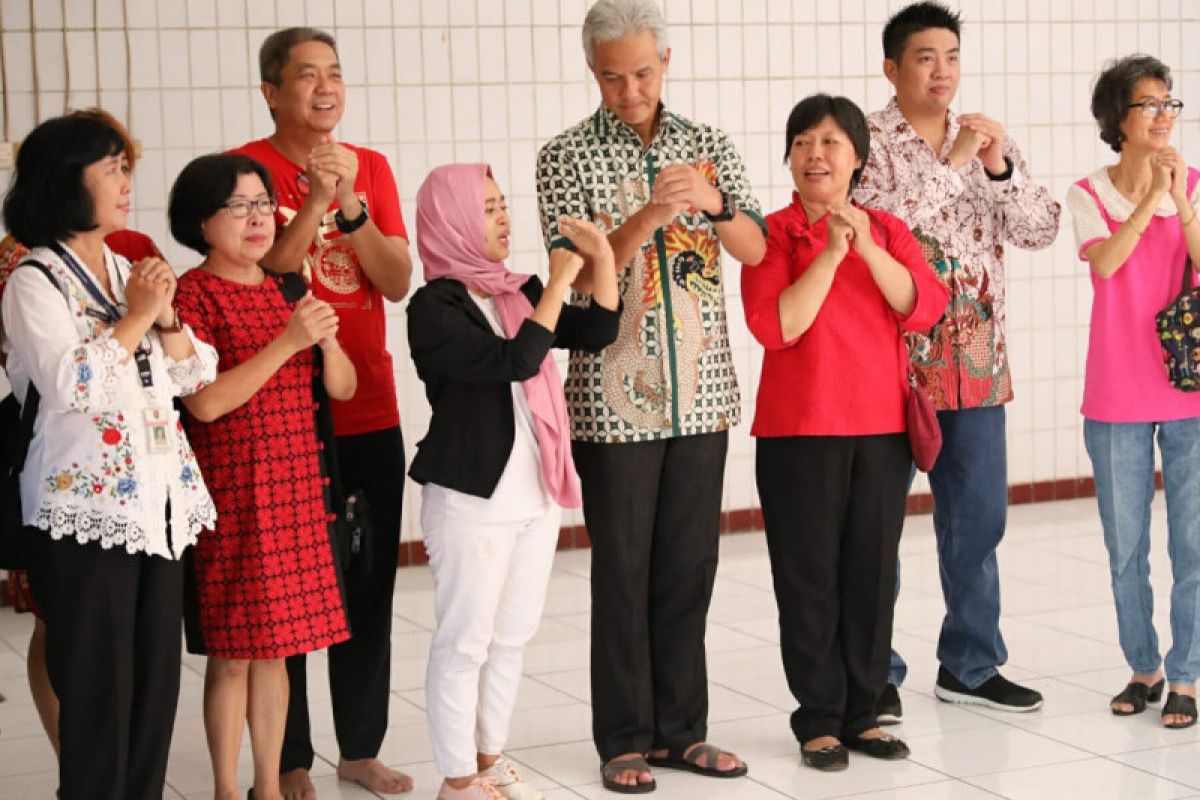 Ganjar bersilaturahmi komunitas Tionghoa di Semarang jelang Imlek