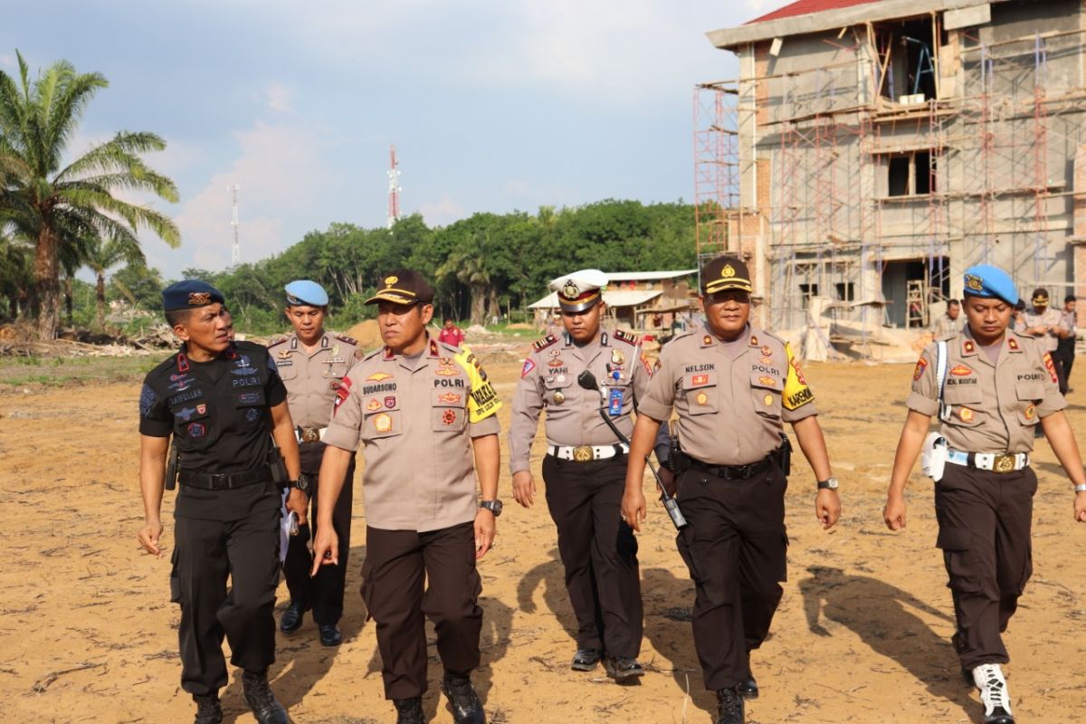 Wakapolda Lampung meninjau pembangunan markas Brimob baru