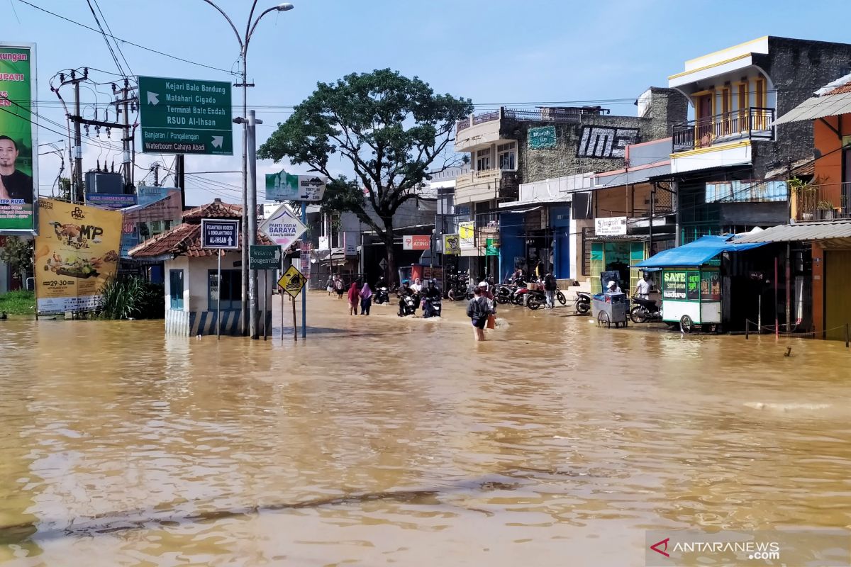 Banjir kembali melanda Kabupaten Bandung