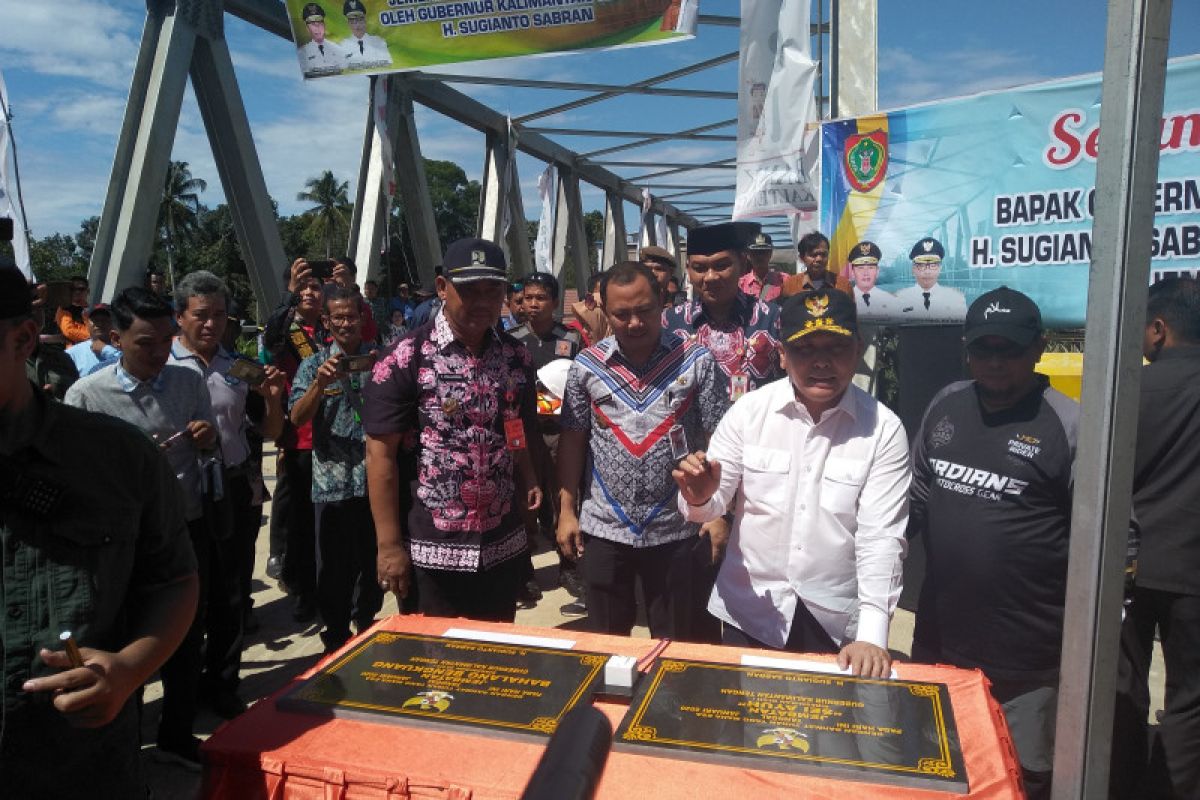 Janji membangun jembatan di DAS Barito sudah direalisasikan, kata Sugianto