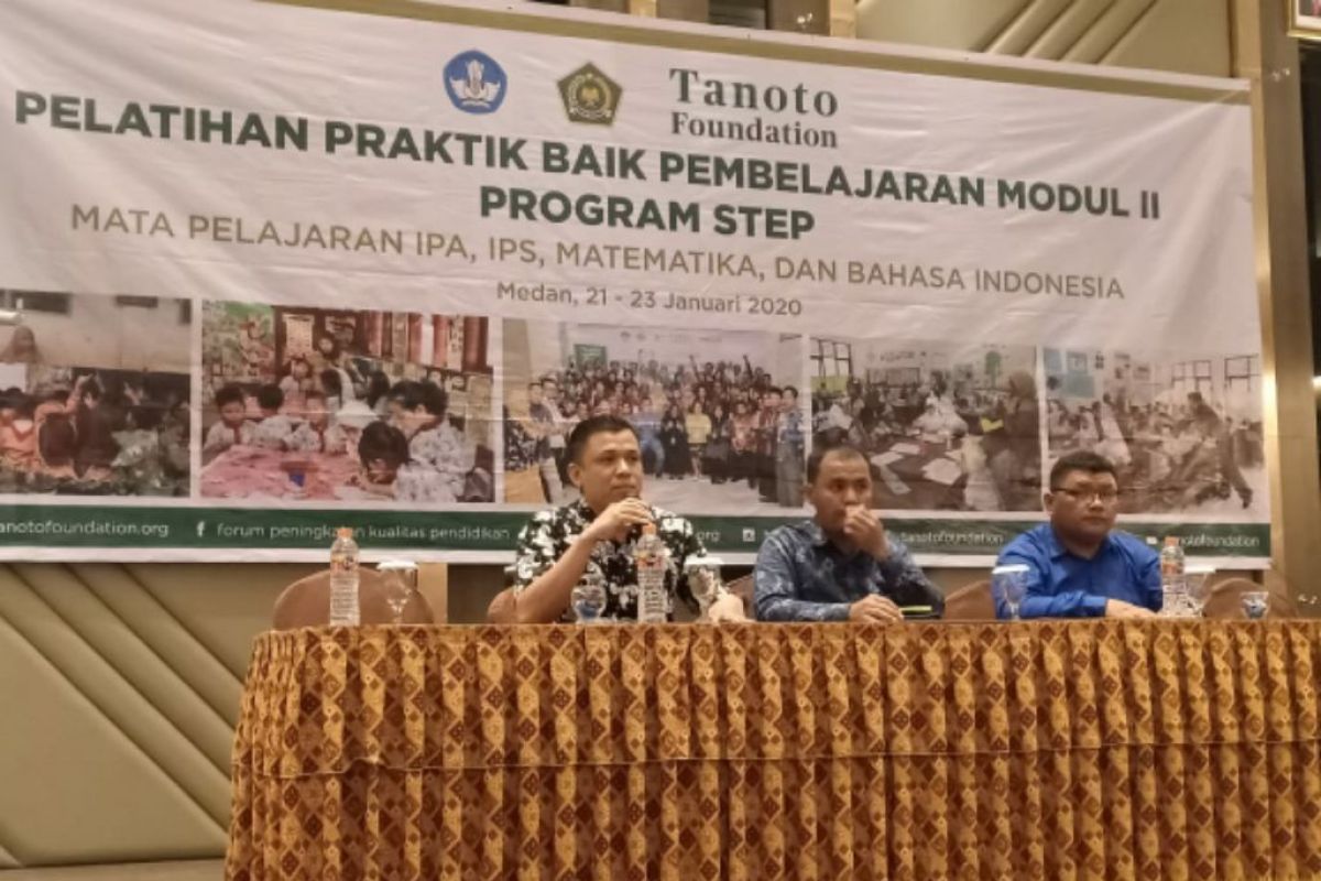 Guru apresiasi pelatihan praktik baik pembelajaran Program STEP Tanoto