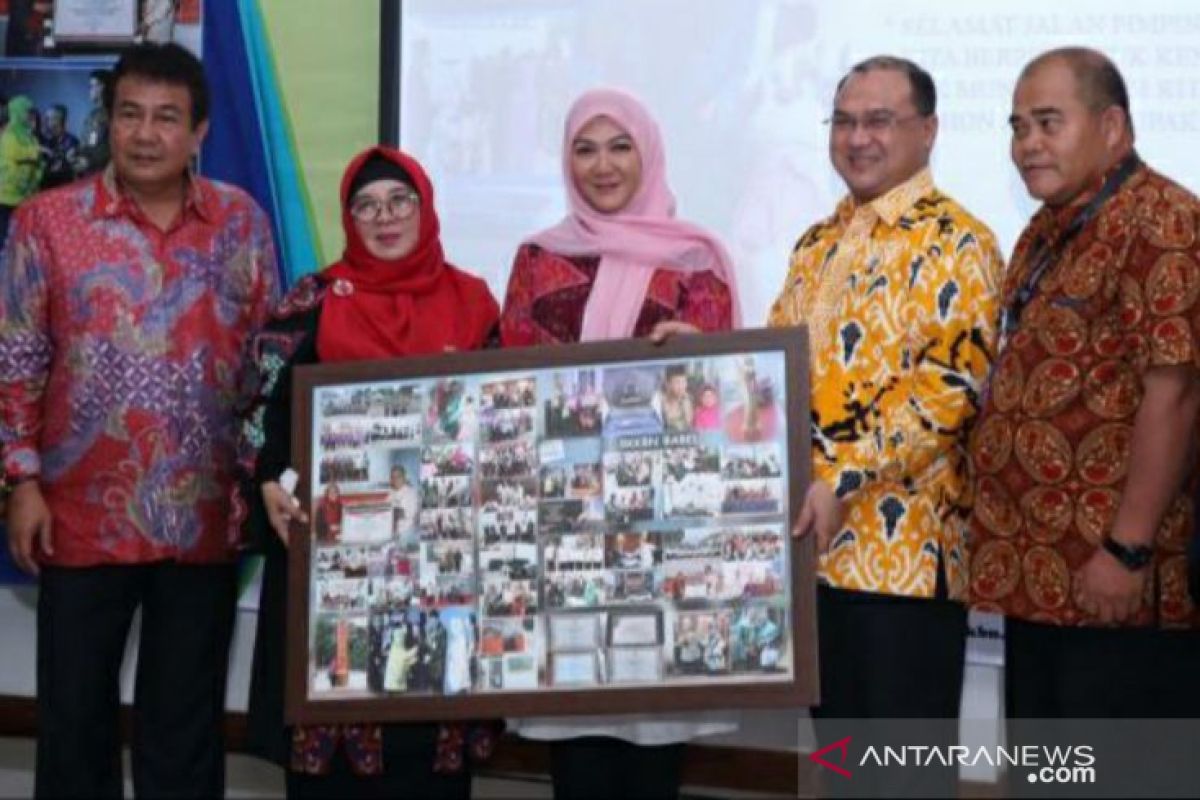 Gubernur bersama istri hadiri perpisahan Kepala Perwakilan BKKBN Babel