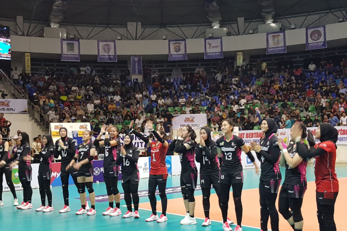 Juara bertahan Popsivo tumbang dari JPE pada pembukaan Proliga 2020