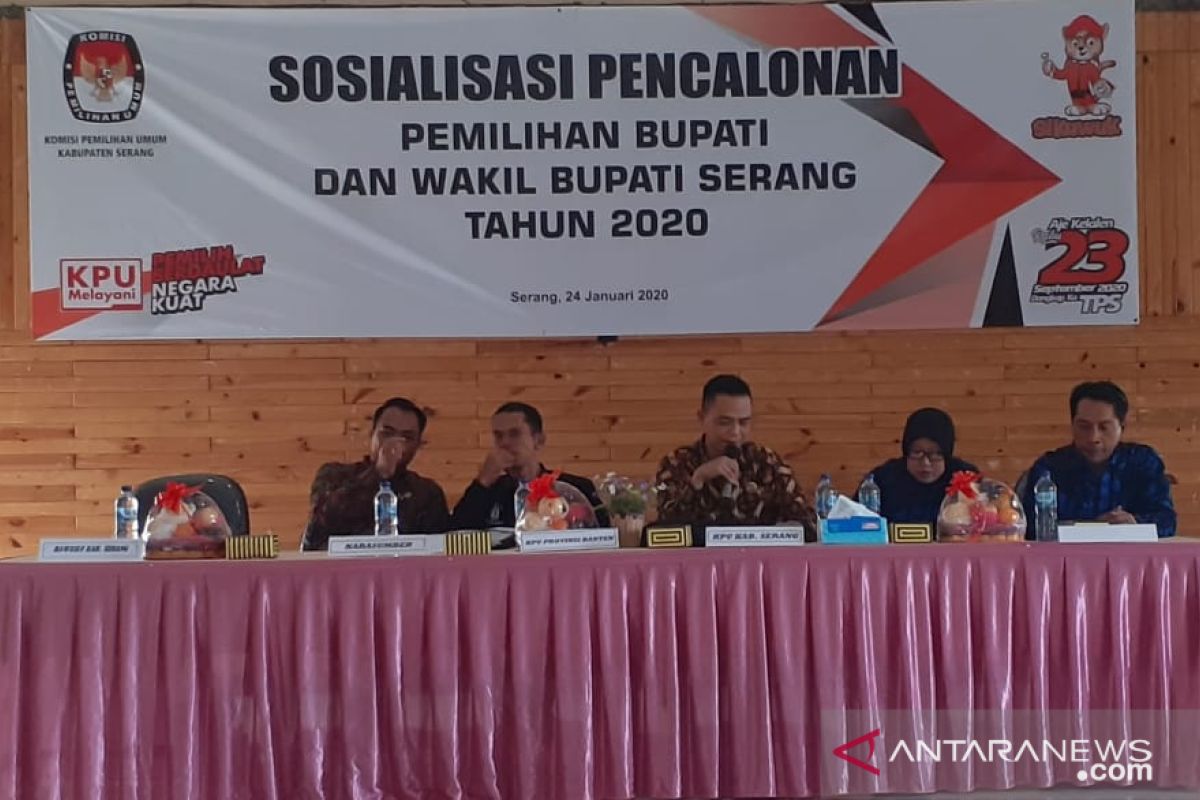 KPU Serang sosialisasikan pencalonan Pilkada Serang 2020