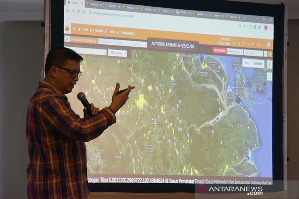 Dashboard Lancang Kuning pantau keseriusan polisi atasi karhutla Riau, begini penjelasannya