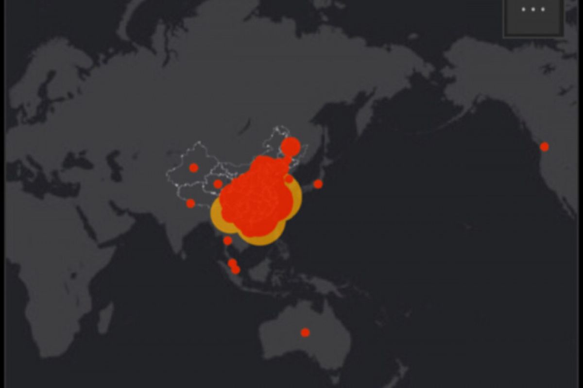 Peta online ini bisa pantau penyebaran virus corona