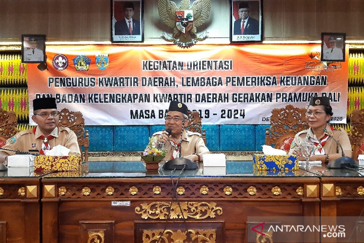 Kwarda Bali edukasi pengurus menuju gerakan Pramuka 4.0