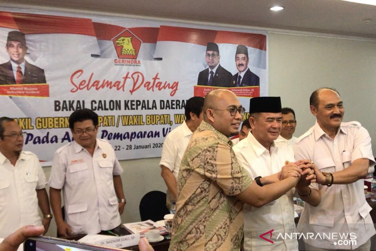 Partai Gerindra Sumbar dengarkan gagasan sejumlah bakal calon gubernur