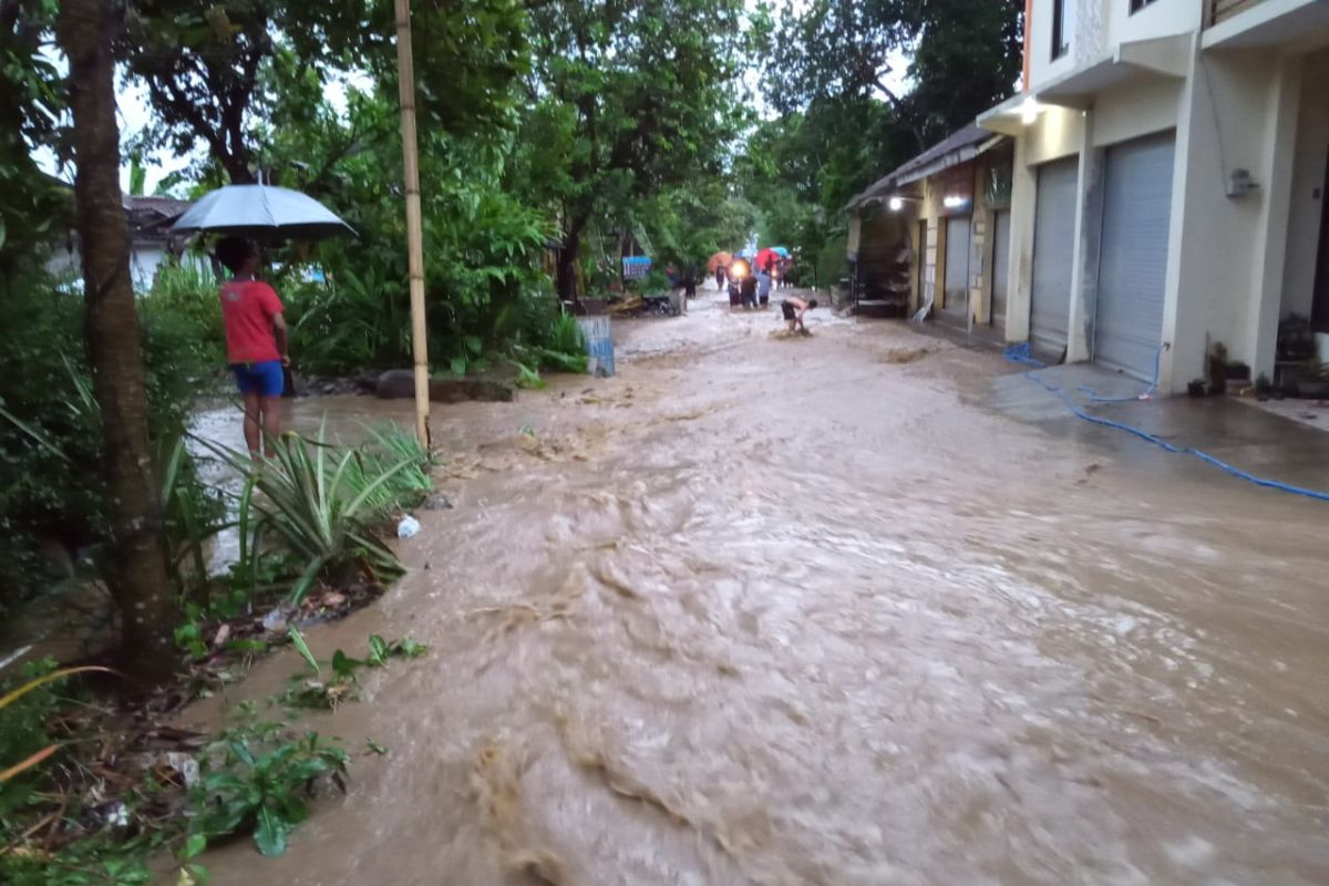 Banjir genangi rumah warga dan lahan pertanian di Jember