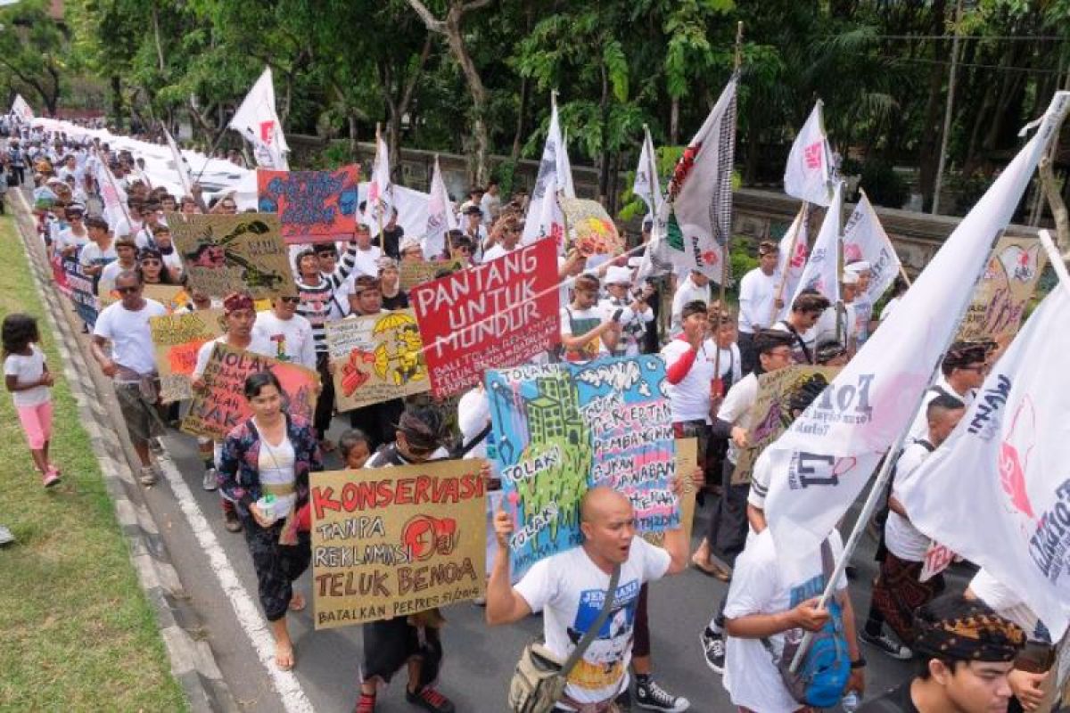 Unjukrasa Tolak Reklamasi Teluk Benoa Bali