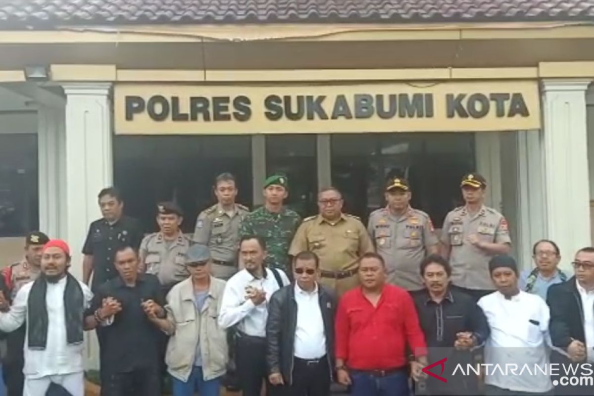 Akhirnya dua ormas yang bentrok di Sukabumi deklarasi damai