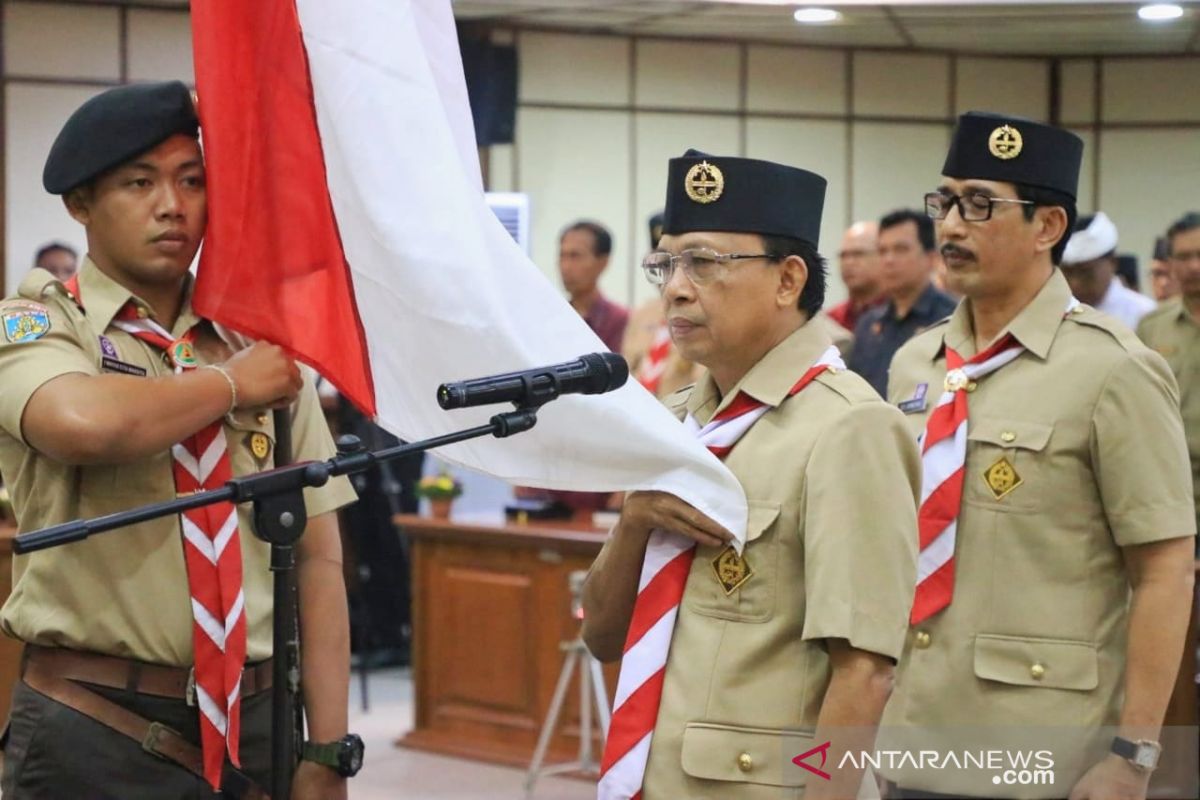 Gubernur Koster dikukuhkan jadi Ketua Mabida Pramuka