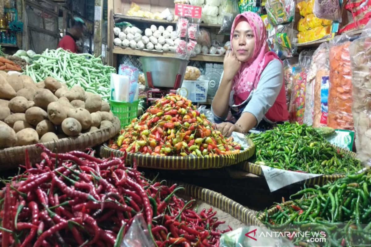 Harga cabai di Pasar Argosari Gunung Kidul fluktuatif