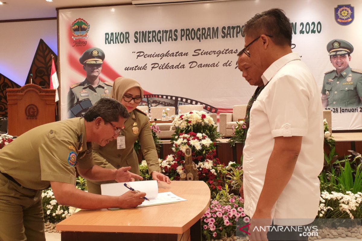 Satpol PP, Kodam, dan Polda Jateng bersinergi tegakkan Perda