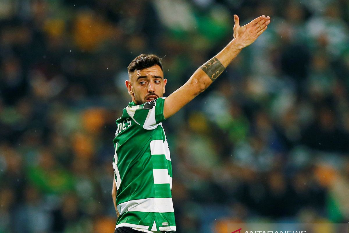 Pelatih Sporting bingung dengan masa depan Bruno Fernandes