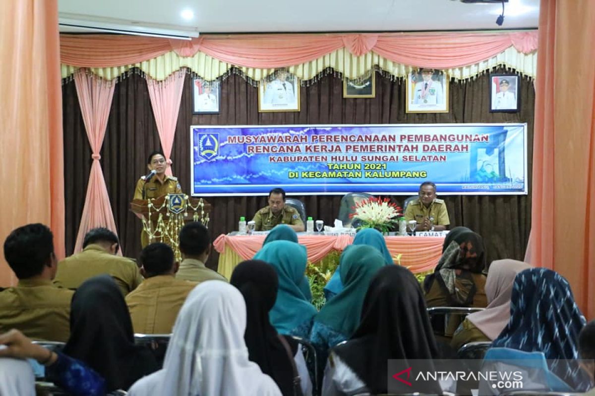 Wabup HSS : Musrenbang RKPD kecamatan forum bahas hasil daftar usulan