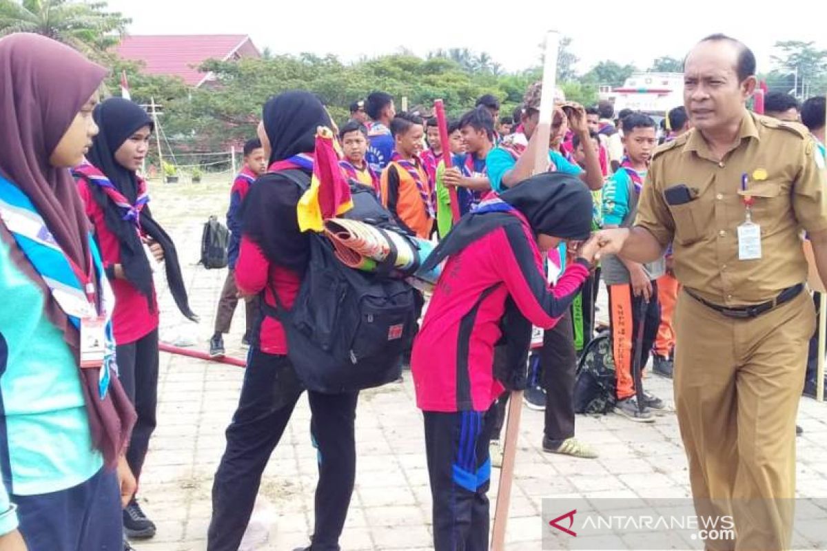 Ratusan pramuka penggalang se-Aceh Timur ikut lomba jelajah