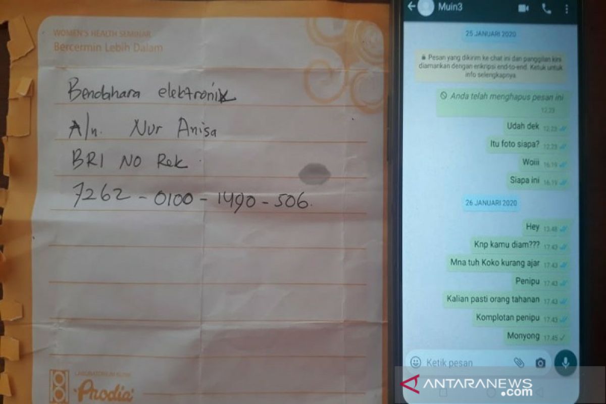 Lagi, korban penipuan lewat telepon terjadi di Tapteng