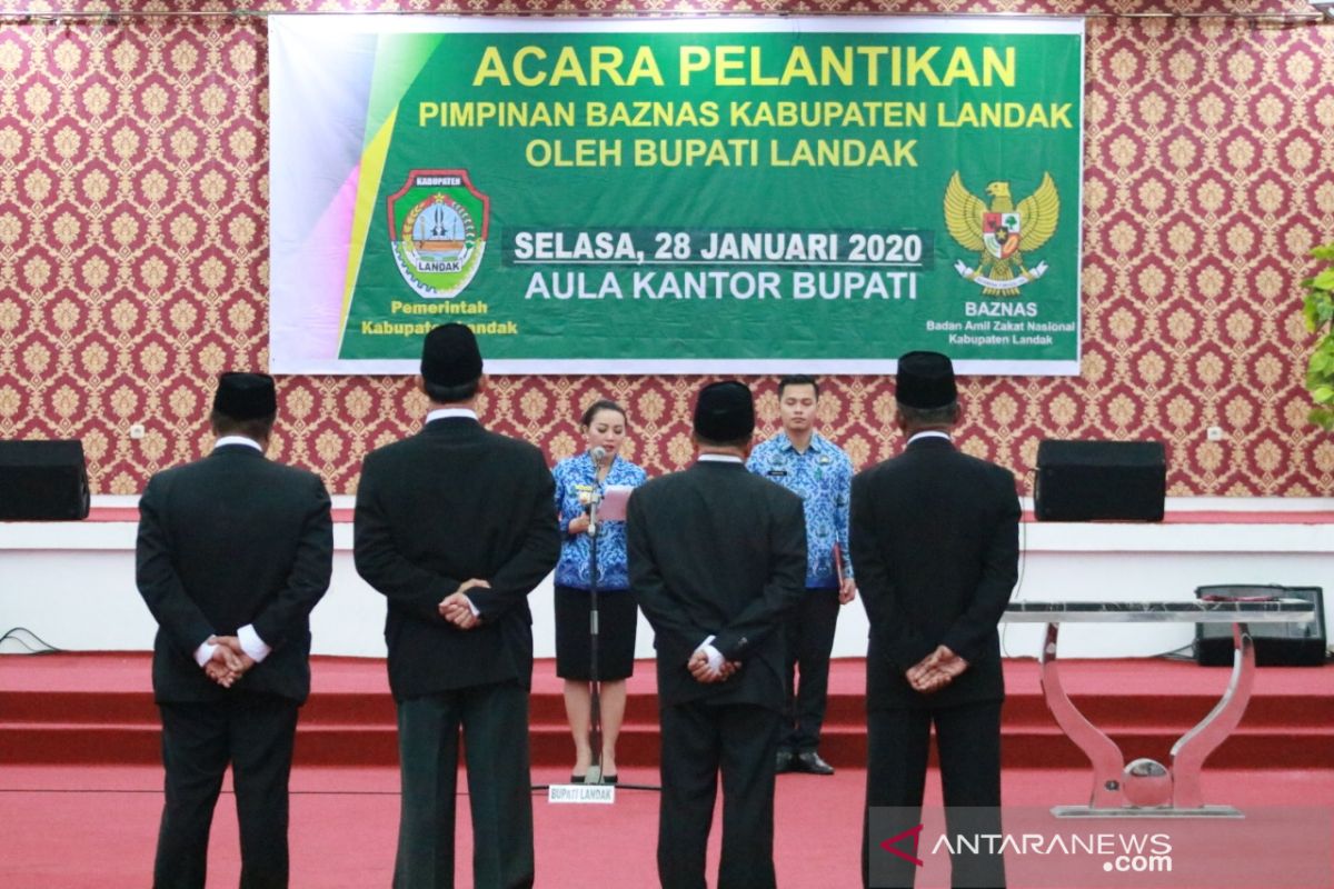 Bupati Karolin minta Baznas Landak lakukan pemetaan dalam penyaluran zakat