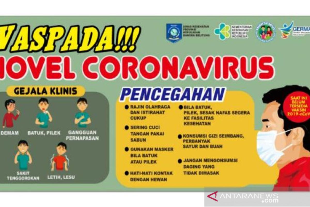 Dinkes Mukomuko imbau masyarakat waspadai virus corona