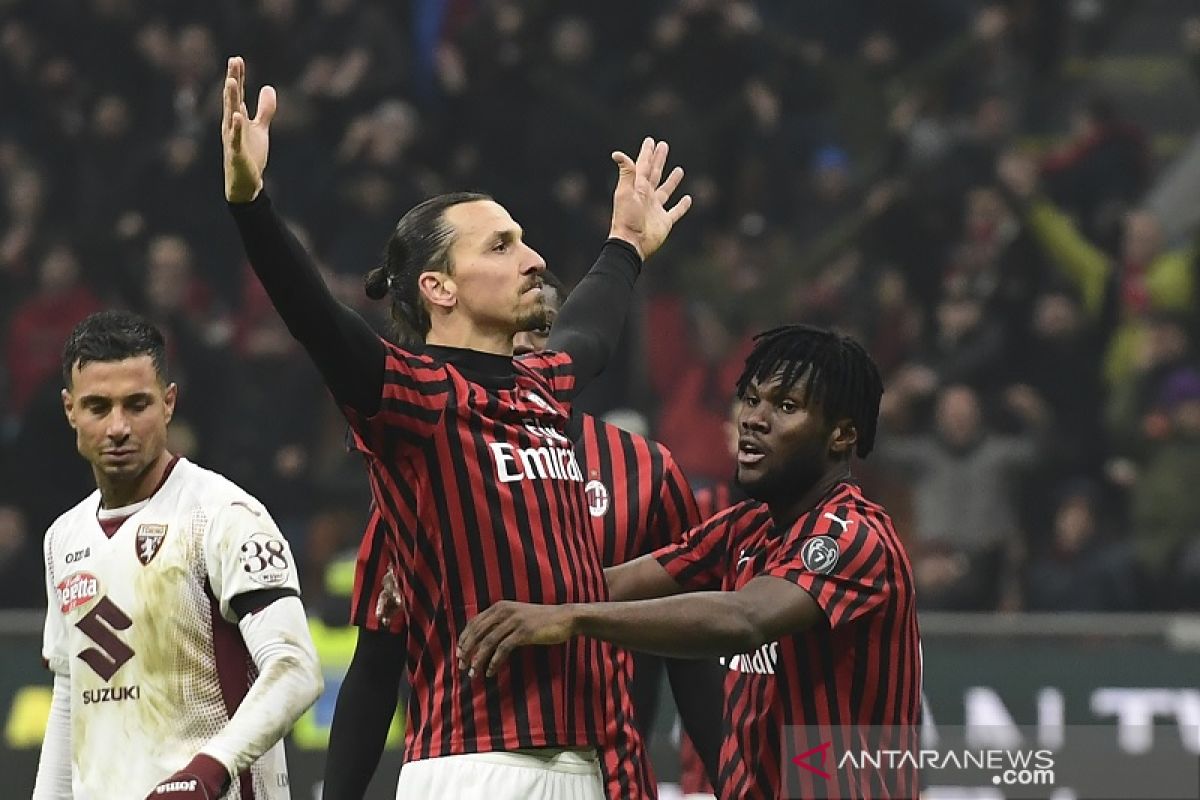 Milan tantang Juventus di semifinal setelah lewati hadangan Torino