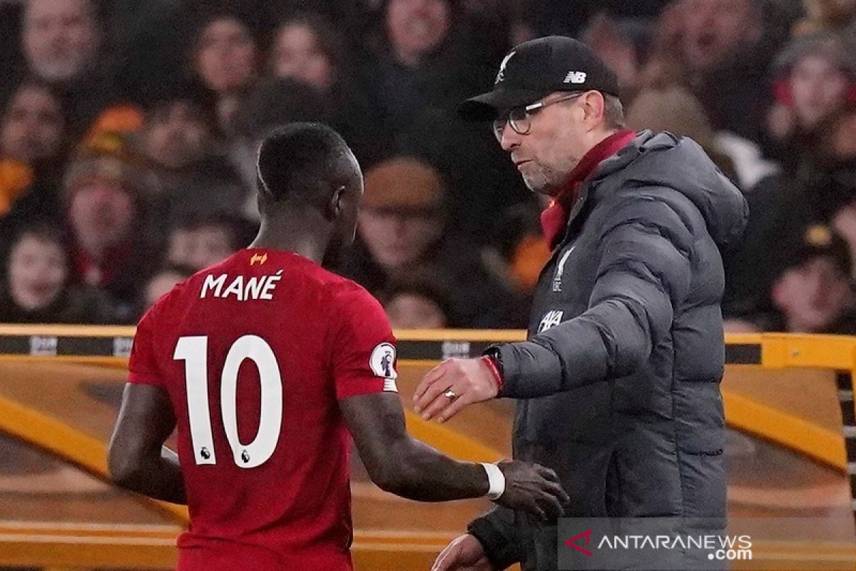 Sadio Mane dipastikan absen saat Liverpool jalani laga tunda kontra West Ham