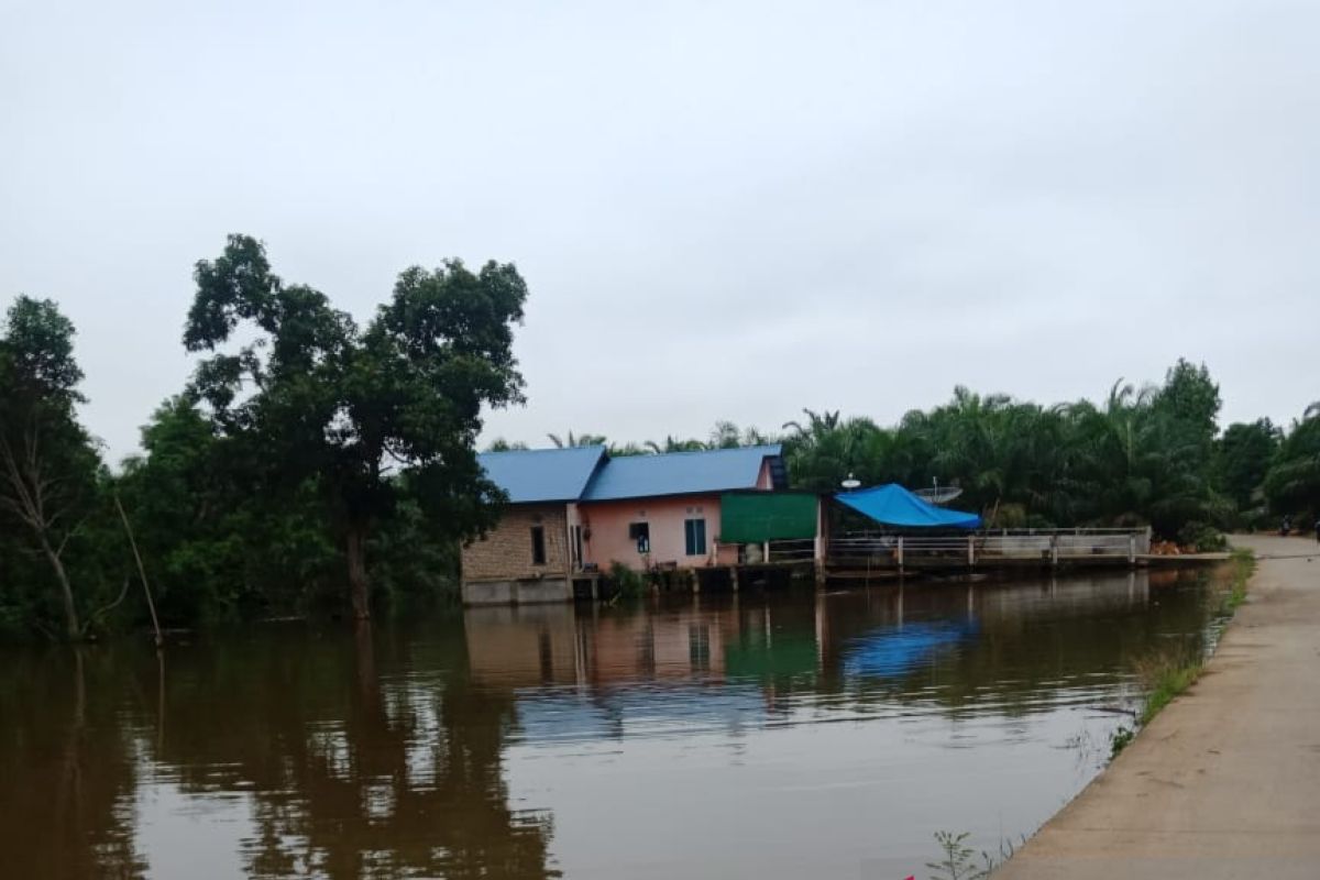 Debit air Sungai Batanghari meningkat, belasan desa terendam banjir luapan