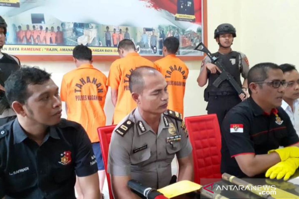 Curi ternak, dua warga Nagan Raya dan satu warga Abdya ditangkap polisi