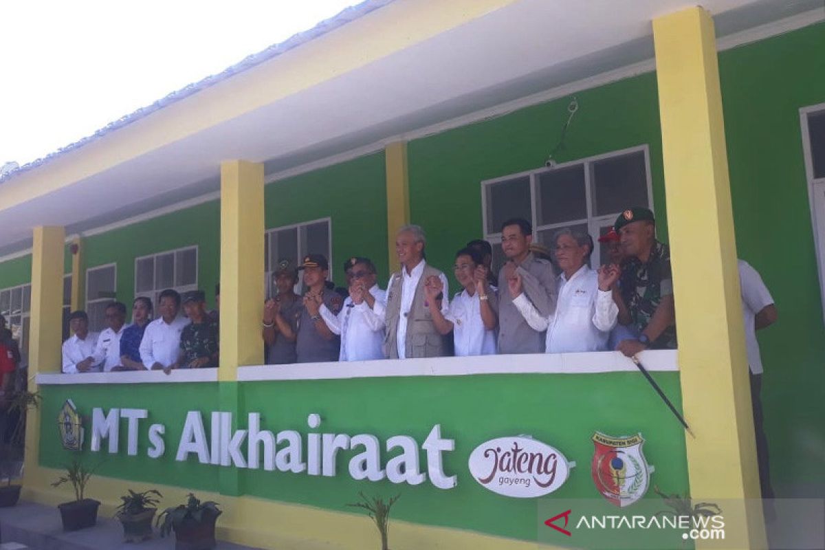 Jateng bantu pemulihan Pasigala di sektor pendidikan-sosial keagamaan