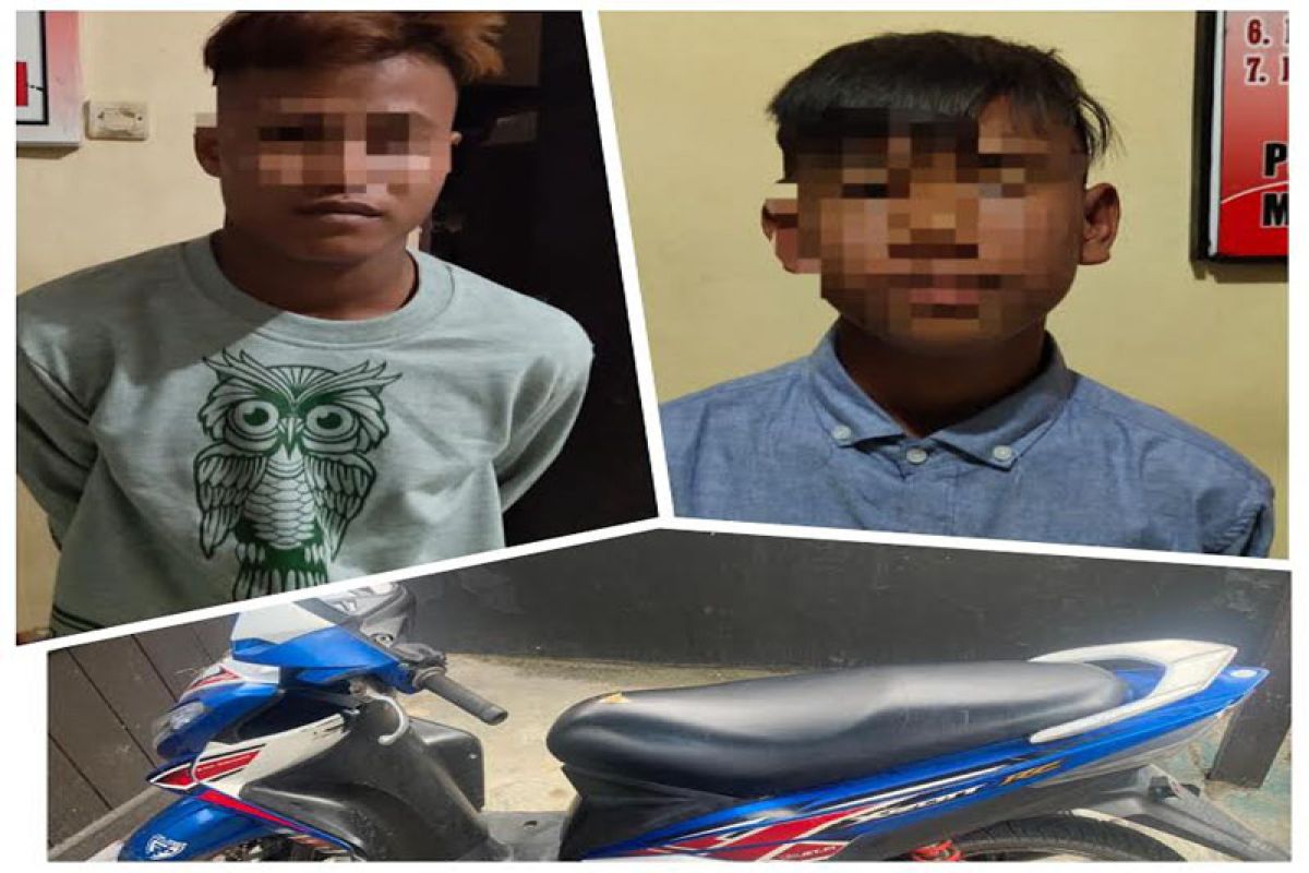 Dua pencuri sepeda motor milik warung makan di Kelurahan Jingah ditangkap