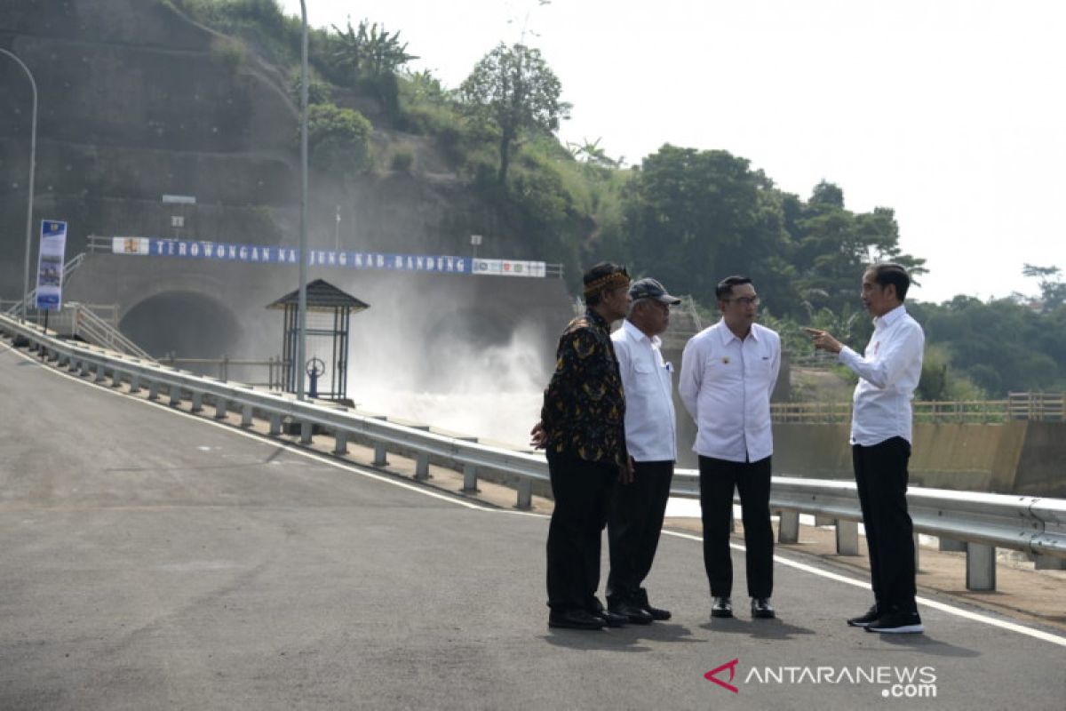 Presiden: Terowongan Nanjung efektif kurangi banjir