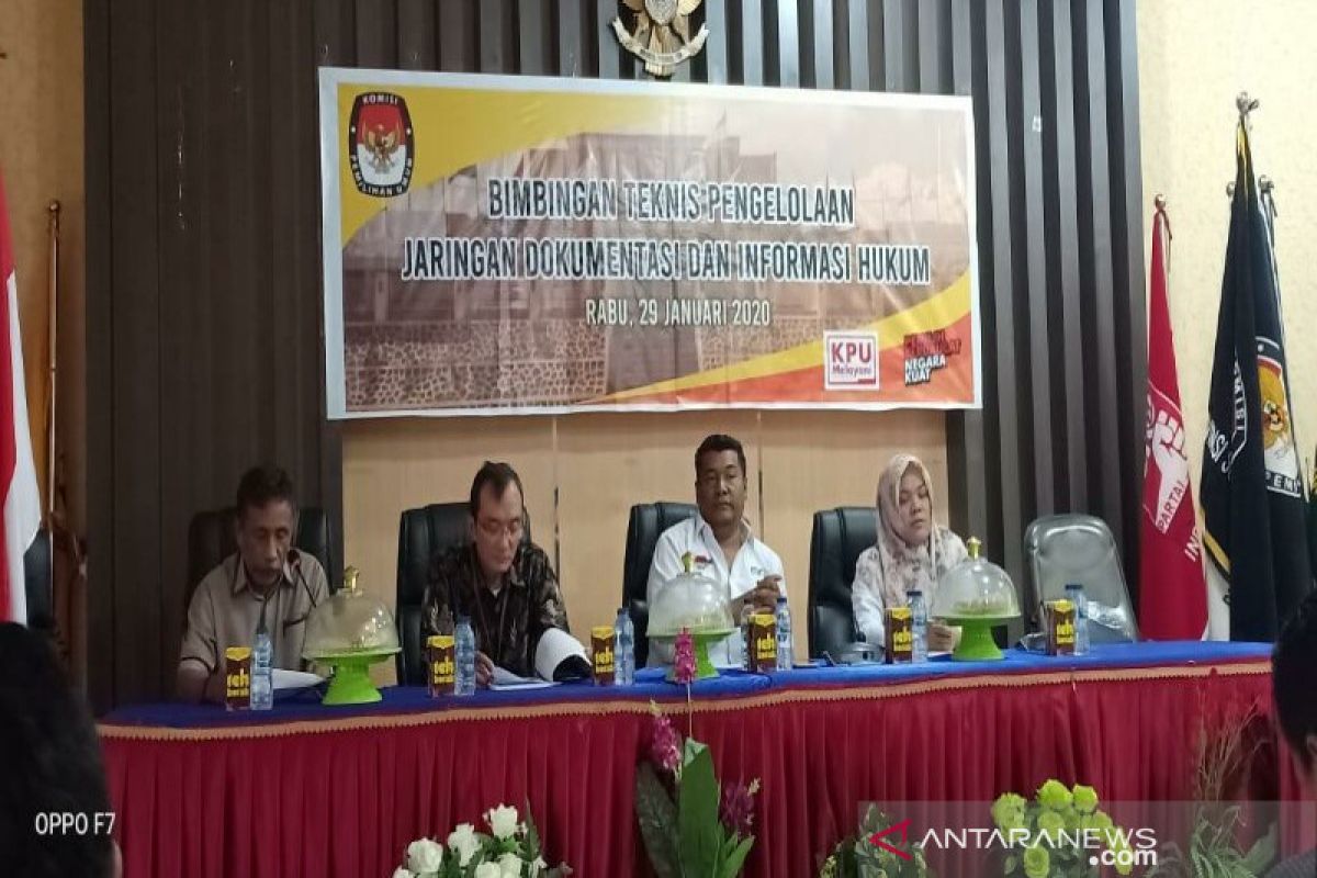 KPU Sultra memaparkan sengketa pilkada dan pemilu empat tahun terakhir