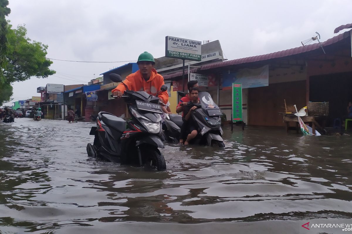 Hujan lebat, Kota Medan terendam banjir