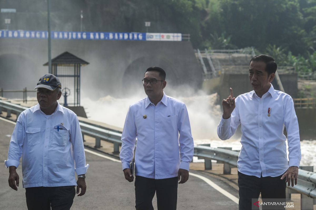 Presiden Jokowi resmikan Terowongan Nanjung di Kabupaten Bandung