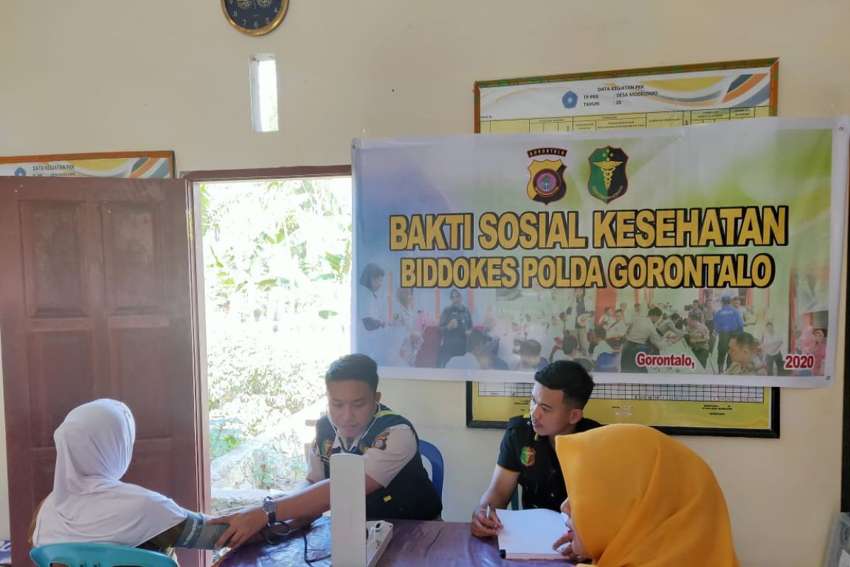 Polda Gorontalo gelar bakti kesehatan ke masyarakat pesisir