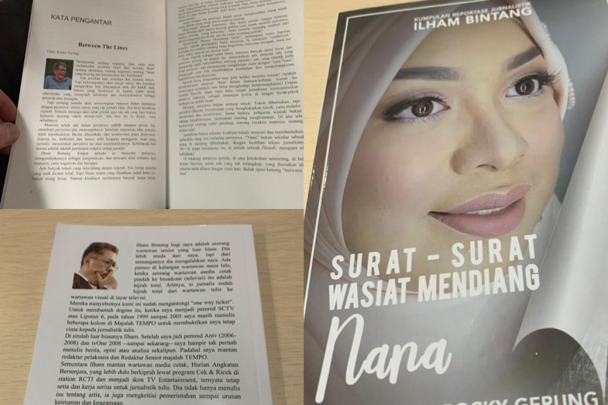 Buku Ilham Bintang berisi kumpulan artikelnya sepanjang tahun