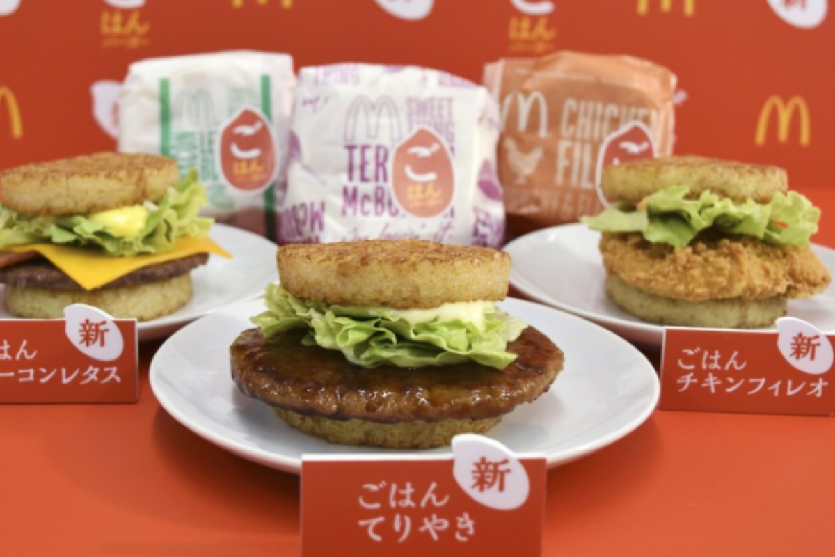 Burger nasi akan dijual di McDonald Jepang