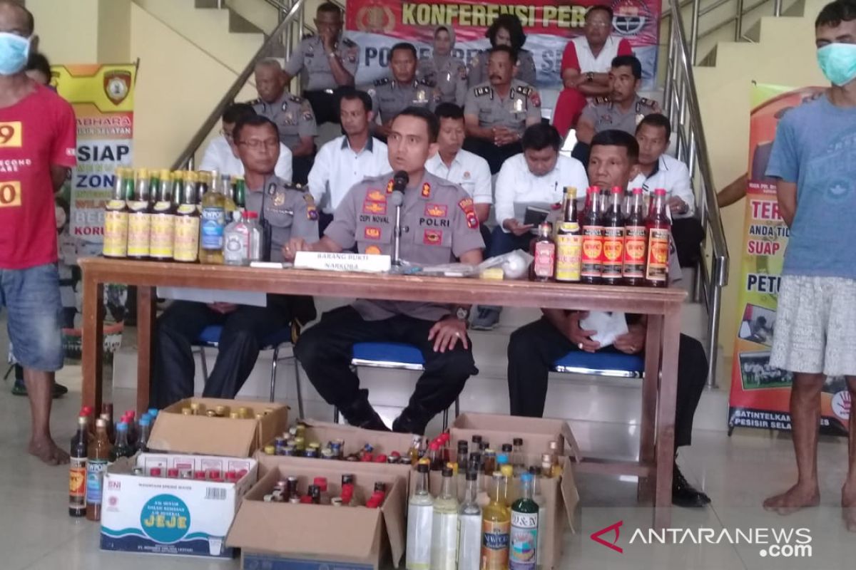 Operasi Pekat Langkisau, Polres Pesisir Selatan tangkap dua tersangka narkoba