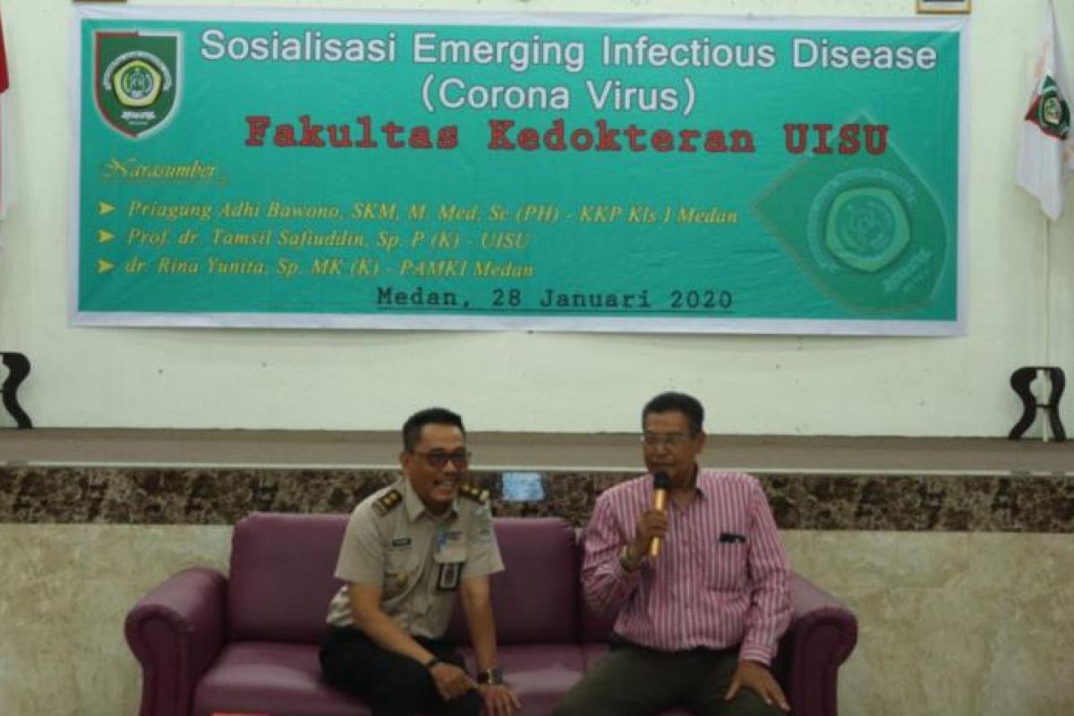 Pemprov Sumut-FK UISU antisipasi penyebaran virus  corona