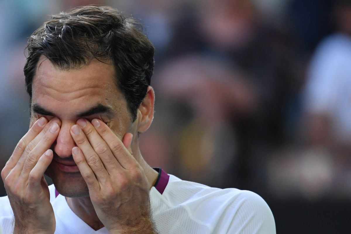 Roger Federer didenda Rp40 juta karena memaki di Australian Open