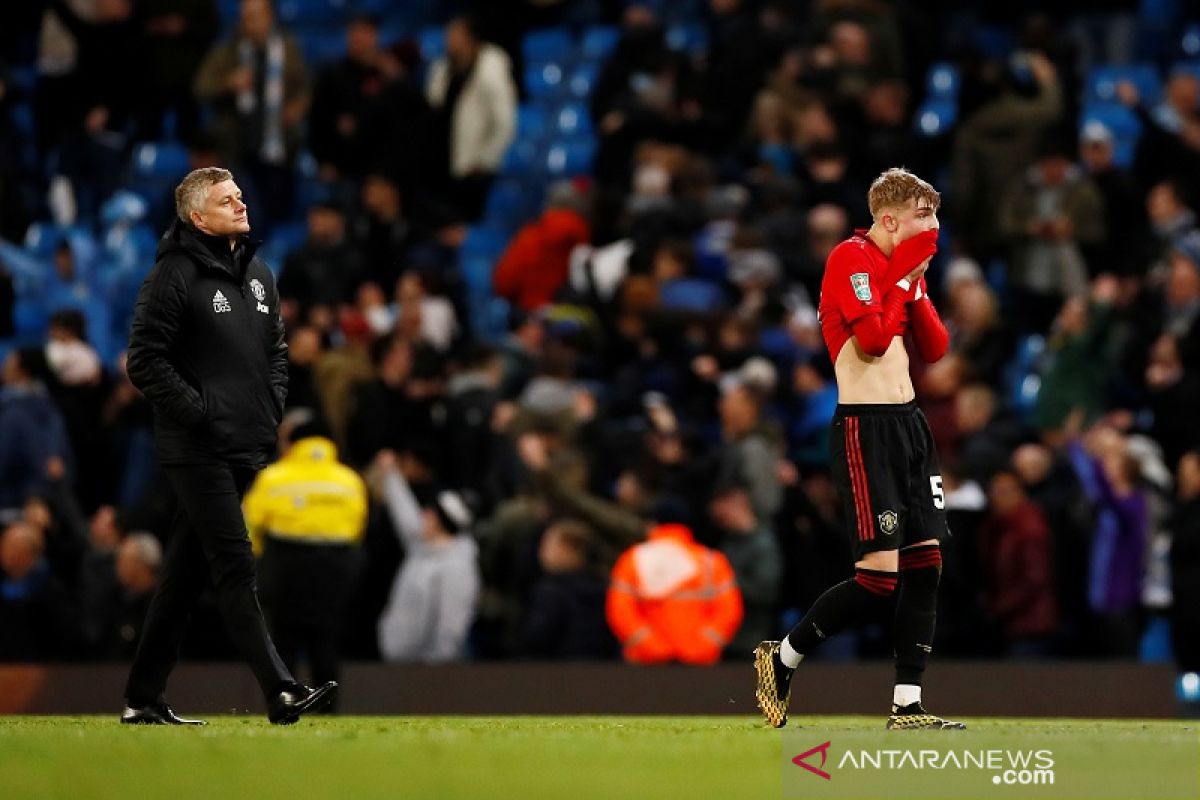 MU menang 1-0, tapi Manchester City ke final berkat skor agregat