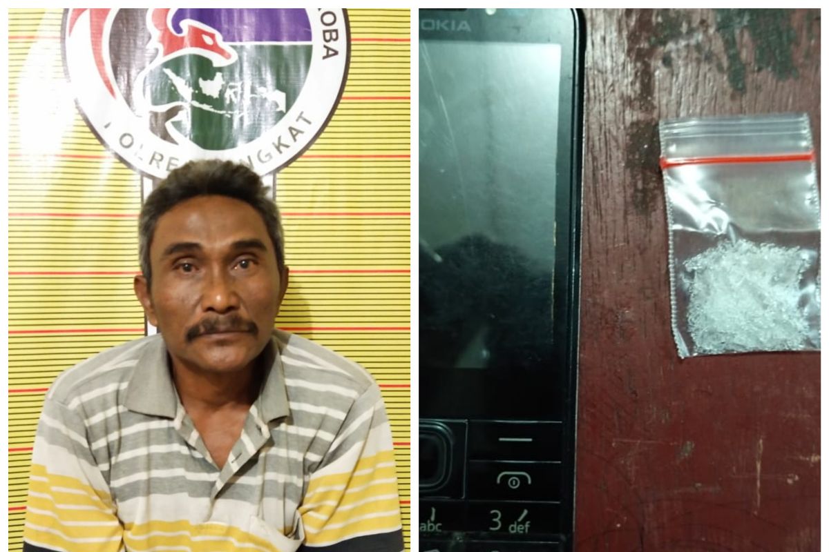 Warga Babalan ditangkap Satresnarkoba Polres Langkat karena miliki sabu-sabu