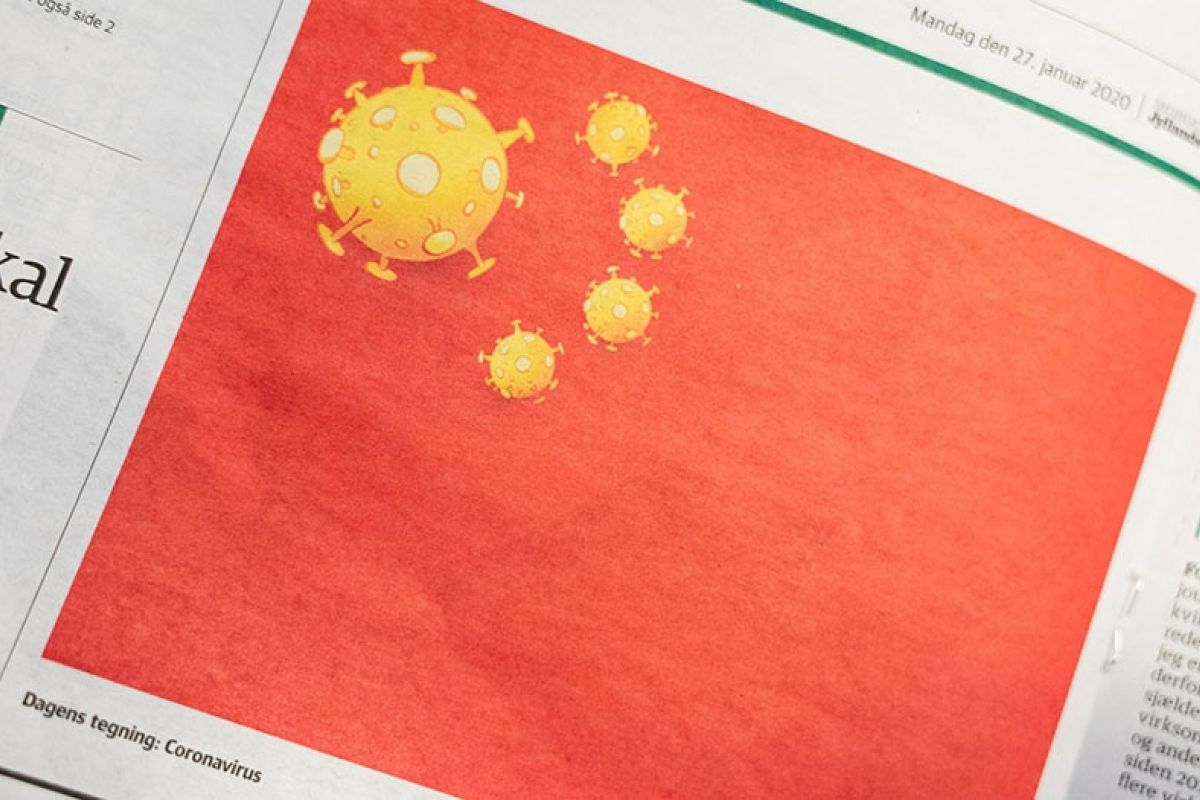 Bendera jadi virus corona, China tuntut maaf Denmark