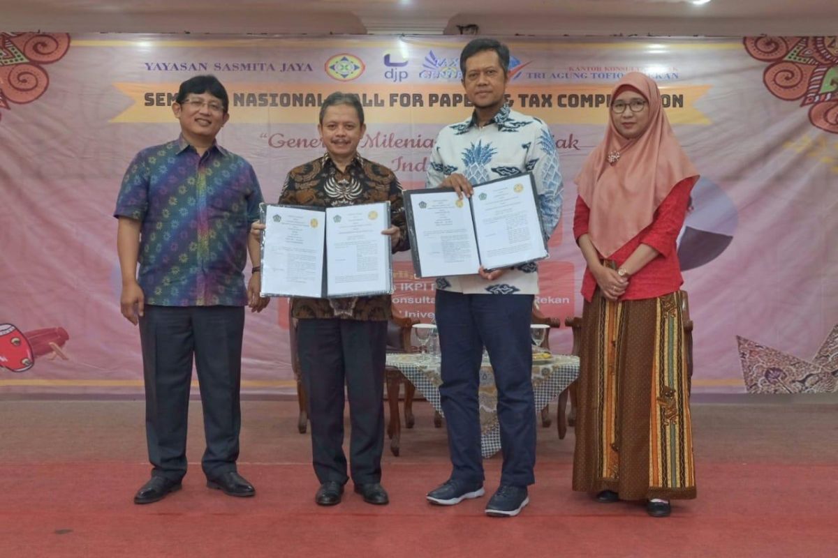Kakanwil DJP Banten Kembali Tandatangani Kerjasama Inklusi Pajak Dengan Unpam