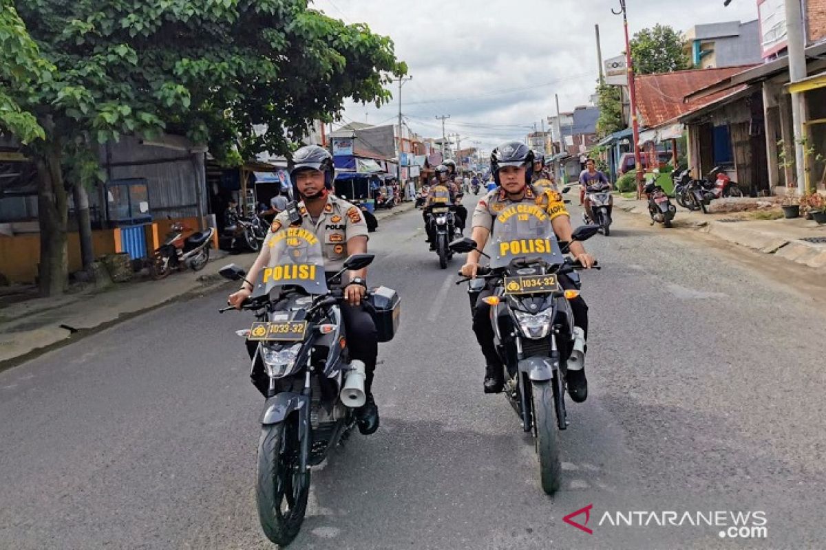 Kapolres Tanjab Barat patroli sepeda motor jaga stabilitas kamtibmas