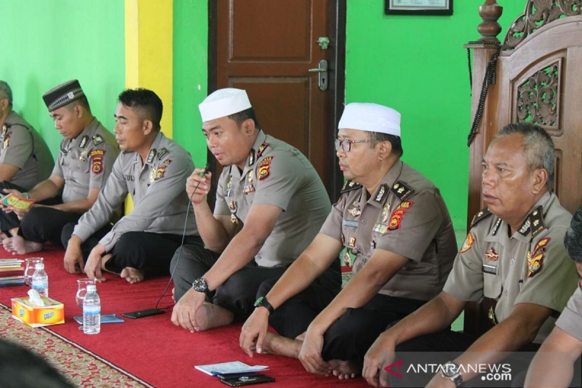 Polres Tanjabtim gelar 'Binrohtal' bagi anggota