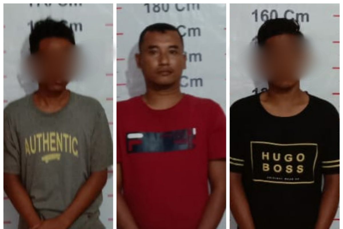 Tiga pemilik narkotika diringkus Polisi Secanggang Langkat