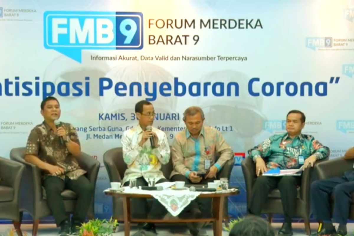 Virus corona - Kemenkes tegaskan tidak ada kasus positif virus corona di Indonesia