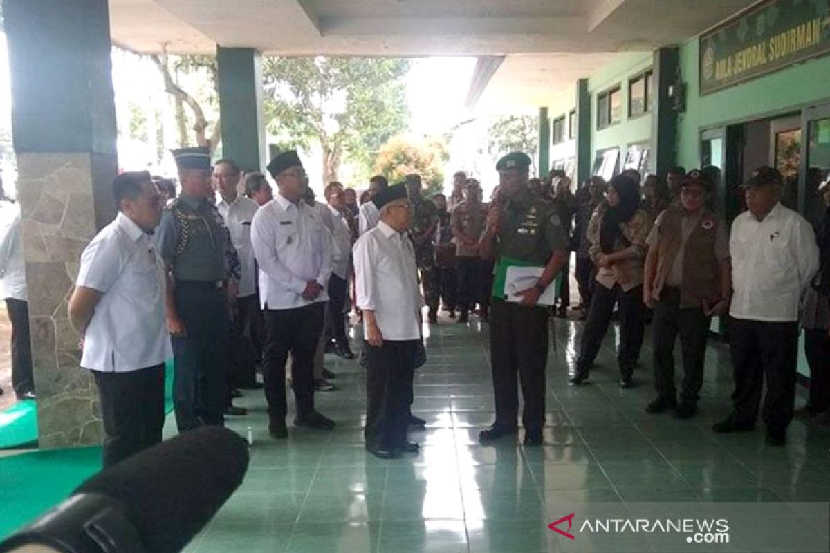 Wakil Presiden apresiasi penanganan pasca-bencana di Lebak